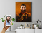 Generalen 1 - Royal portræt efter dine fotos Just Karikatur