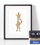 Giraf - Børneplakat