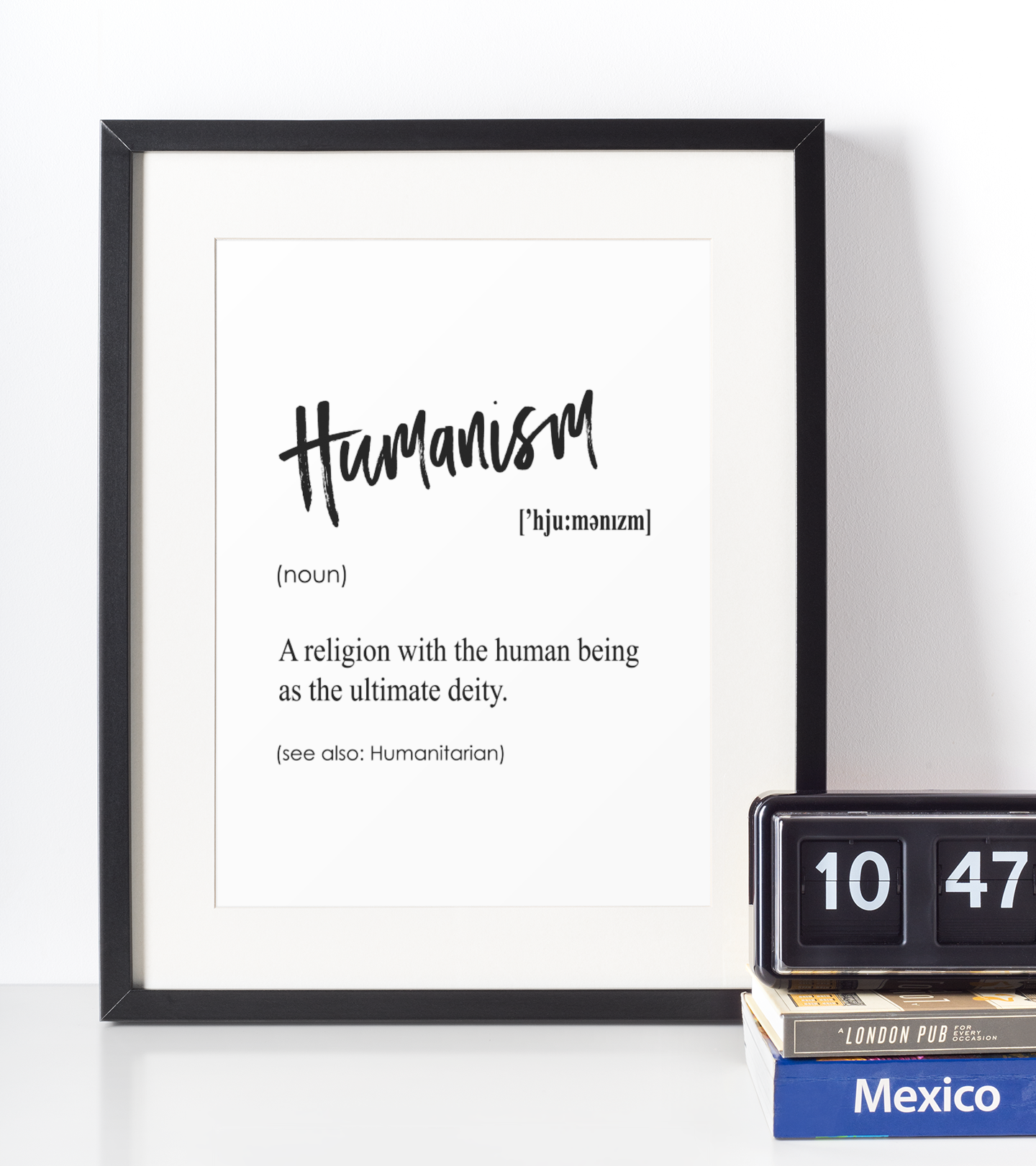 Humanism definition plakat