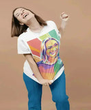 Konfirmationsgave - pop art tegning efter dine fotos - Just Karikatur