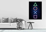 Neon Plakat - Play - Just Karikatur