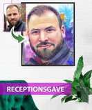 Receptionsgave - Vandmaleri efter dine fotos