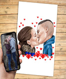 Værtindegave - karikaturtegning efter dine fotos - Just Karikatur