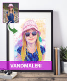 Vandmaling - maleri efter dine fotos Just Karikatur