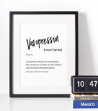 Vasopressin definition plakat