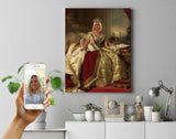 Vogue lady - Royal portræt efter dine fotos Just Karikatur