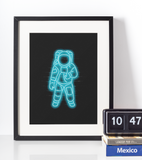 Neon Plakat - Astronat