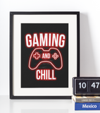 Neon Plakat - Gaming Chill
