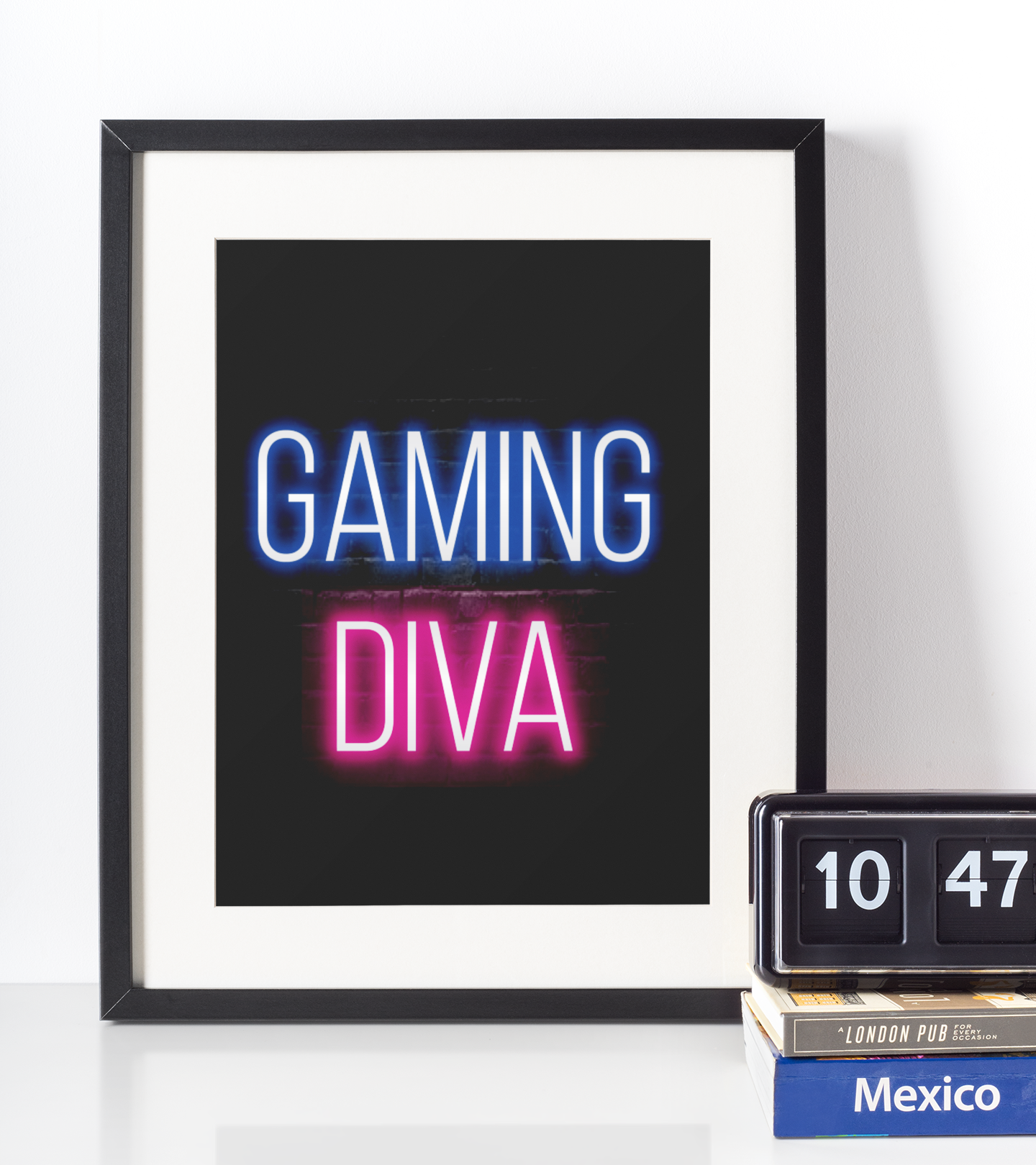 Neon Plakat - Gaming Diva